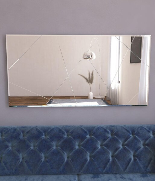 Oglindă Eilish - White, Alb, 60x120 cm