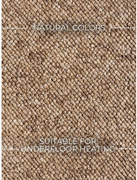 Covor tip traversă maro deschis lavabil 80x240 cm Rocco Caramel – Elle Decoration