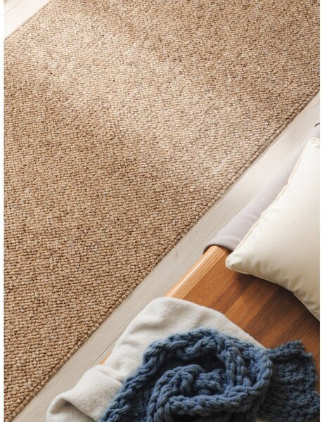 Covor tip traversă maro deschis lavabil 80x240 cm Rocco Caramel – Elle Decoration