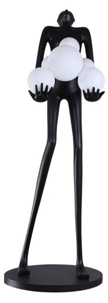 Immax 08808XL - Lampă de podea SILUETTE 6xE27/25W/230V 180 cm Human Ball