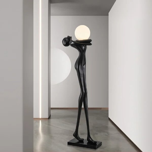 Immax 08811XL - Lampă de podea SILUETTE 1xE27/25W/230V 175 cm Femeie