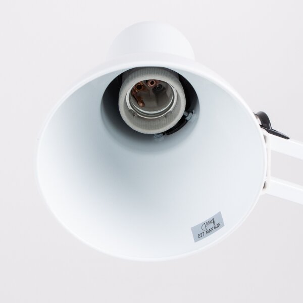Lampă de masă ROMERO 1xE27/60W/230V albă Brilagi