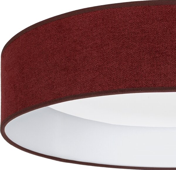Brilagi - LED dimabil VELVET SM. VARI 24W/230V 3000-6500K diam. 45 cm vișiniu + telecomandă