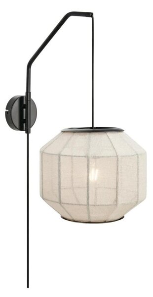 Markslöjd 108957 - Aplica de perete ASUKA 1xE27/60W/230V crem/negru
