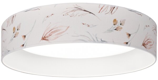Brilagi-LED Lampă dimabilă VELVET SM. 24W/230V 3000-6000K diam. 45 cm alb/flori WT+DO