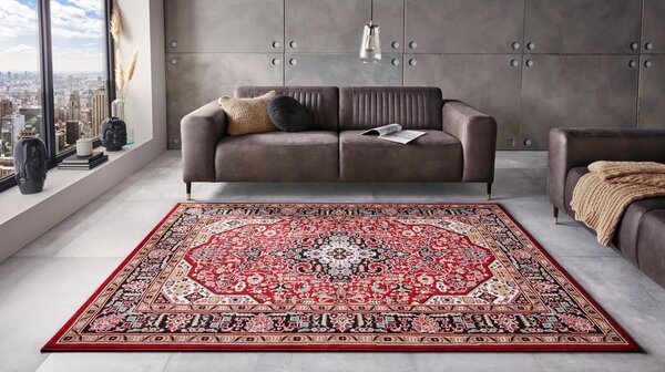 Covor Nouristan Skazar Isfahan, 160 x 230 cm, roșu