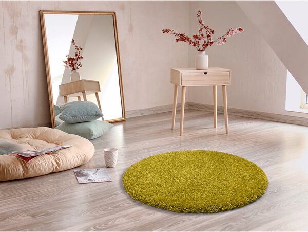 Covor rotund Universal Aqua Liso, ø 80 cm, verde