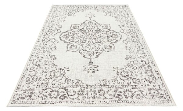 Covor de exterior NORTHRUGS Tilos, 160 x 230 cm, gri - crem