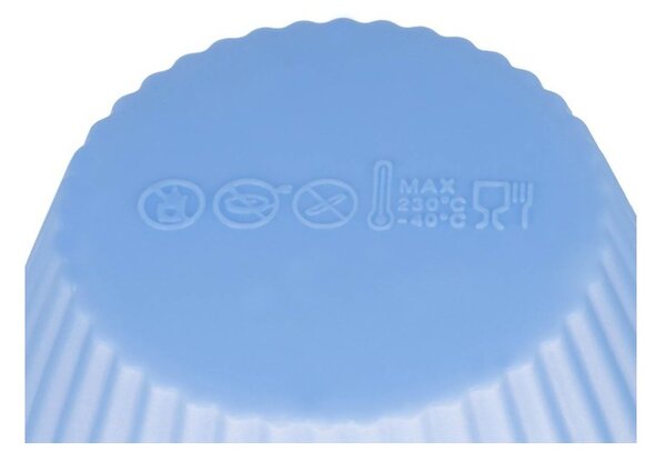 Set tava copt si 12 forme pentru briose, tava teflon, forme silicon, strat antiaderent
