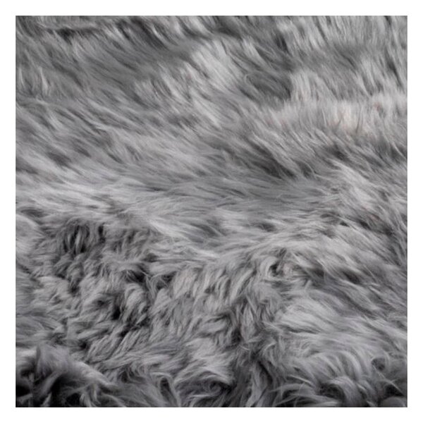 Blană de oaie Native Natural Double, 60 x 240 cm, gri