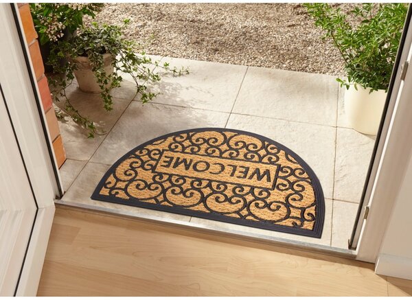 Covoraș de intrare din fibre de cocos 75x45 cm Welcome - Hanse Home