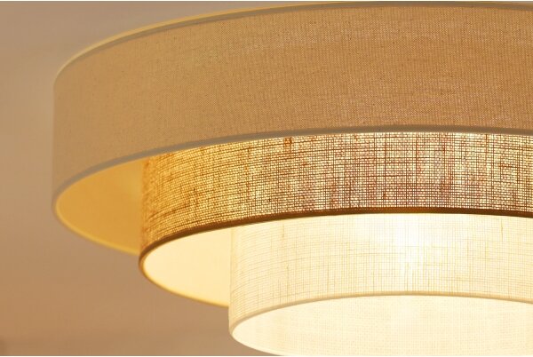 Brilagi-LED Plafonieră DENVER LUNETA LED/12W/230V pr. 60 cm bej/crem