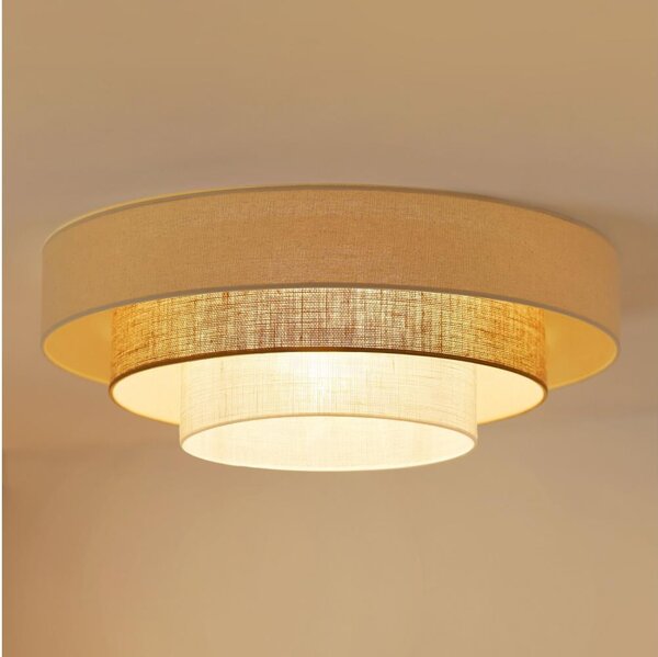 Brilagi-LED Plafonieră DENVER LUNETA LED/12W/230V pr. 60 cm bej/crem
