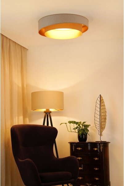 Plafonieră LED Brilagi VEGAS SHINE LED/24W/230V d. 60 cm bej/crem