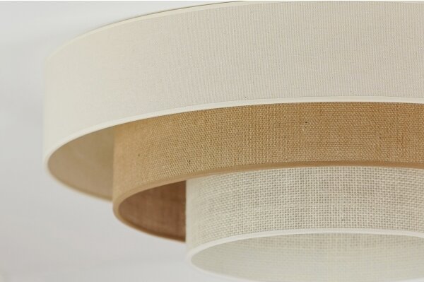 Brilagi-LED Plafonieră DENVER LUNETA LED/12W/230V pr. 60 cm bej/crem