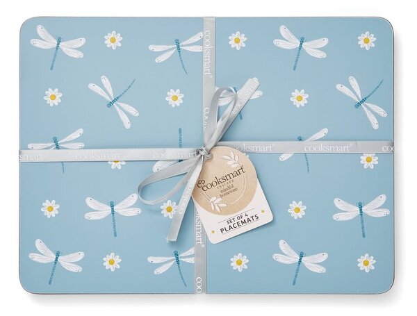 Suport pentru farfurii 4 buc. din plută/din hârtie 21.5x29 cm English Meadow – Cooksmart ®
