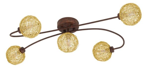 Eglo 97727 - Lustră aplicată LED CARIS 1 5xLED/3W/230V