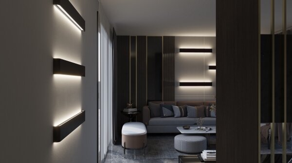 Aplică LED SMART LINEA LED/40W/230V Immax NEO 07137-B + telecomandă 76 cm Tuya