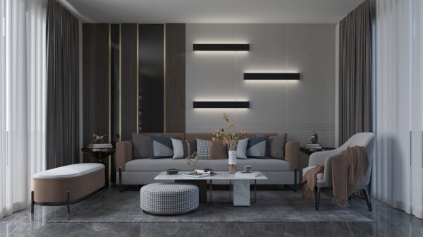 Aplică LED SMART LINEA LED/40W/230V Immax NEO 07137-B + telecomandă 76 cm Tuya