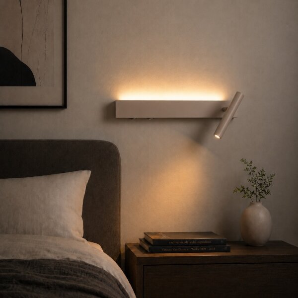 Brilagi - Aplică de perete tip spot ARLIX LED/3W/230V + LED/7W bej CRI 90