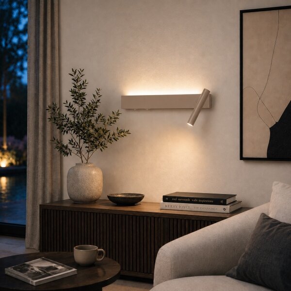 Brilagi - Aplică de perete tip spot ARLIX LED/3W/230V + LED/7W bej CRI 90