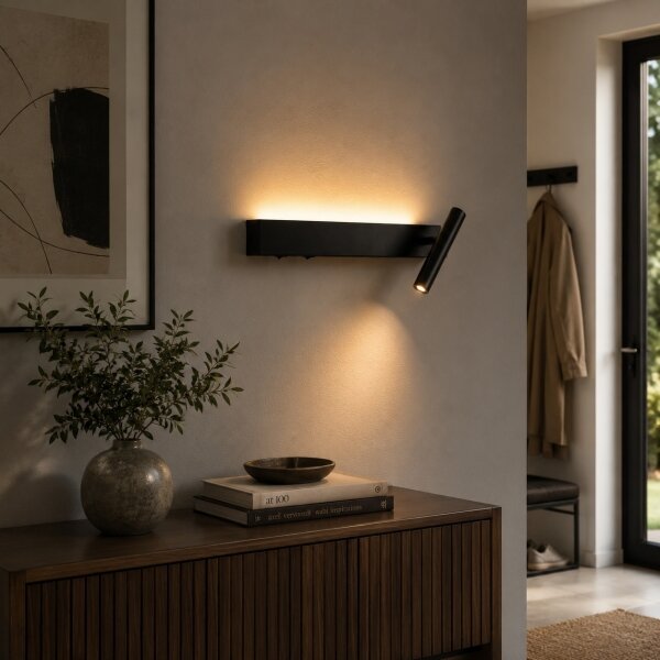 Brilagi - Aplica de perete LED tip spot ARLIX LED/3W/230V + LED/7W negru CRI 90