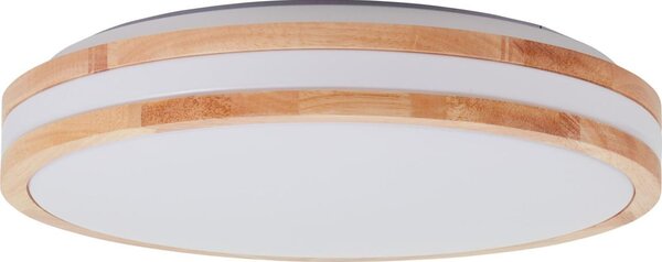 Brilliant - Plafonieră LED LASKOS LED/22W/230V, diam. 38 cm, lemn de hevea
