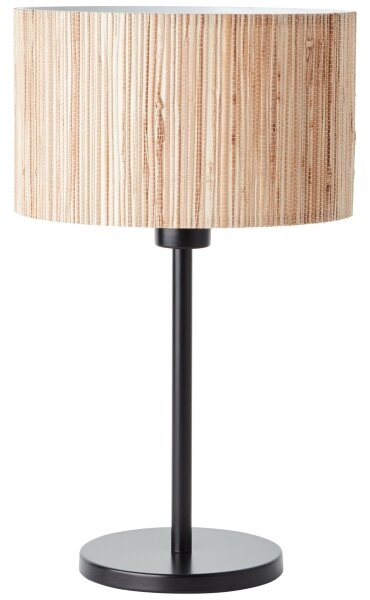Brilliant - Lampă de masă WIMEA 1xE27/52W/230V negru/bej