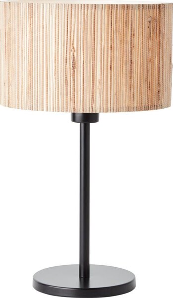 Brilliant - Lampă de masă WIMEA 1xE27/52W/230V negru/bej