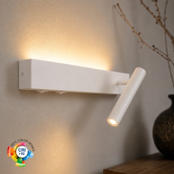 Brilagi - Aplica spot de perete LED ARLIX LED/3W/230V + LED/7W, albă, CRI 90