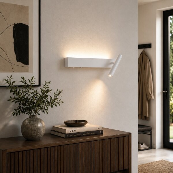 Brilagi - Aplica spot de perete LED ARLIX LED/3W/230V + LED/7W, albă, CRI 90