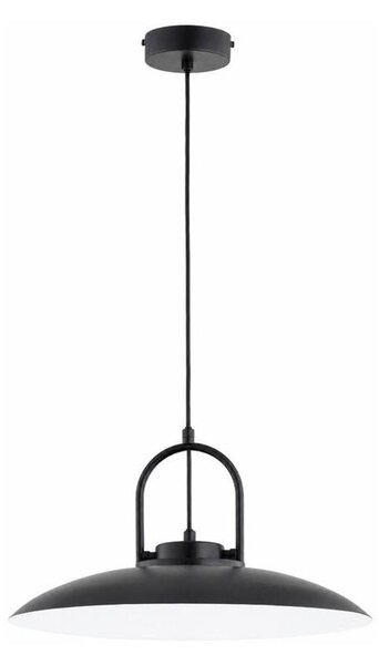 Lampă suspendată pe cablu HATTORI 1xE27/15W/230V, neagră