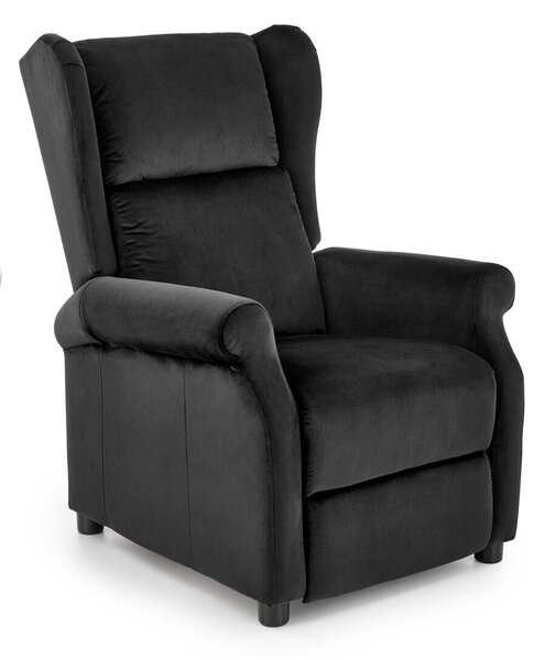 Fotoliu recliner Houston 878, Negru, Tapiterie, 83x75x92cm, 30.4 kg