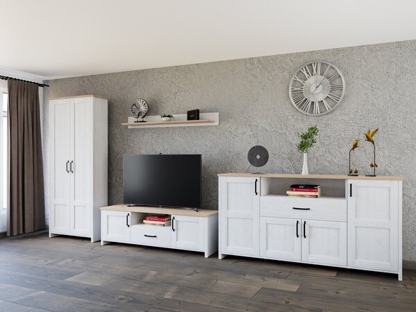 Set de living Balmave 120, Stejar Grandson, Pin Anderson, PAL laminat
