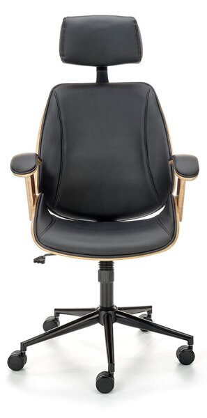 Scaun de birou Houston 1490, Negru, Nuca, 119x62x70cm, 17.5 kg