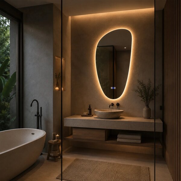 Oglinda LED Asimetrica v4 - Gama Reyze Ambient