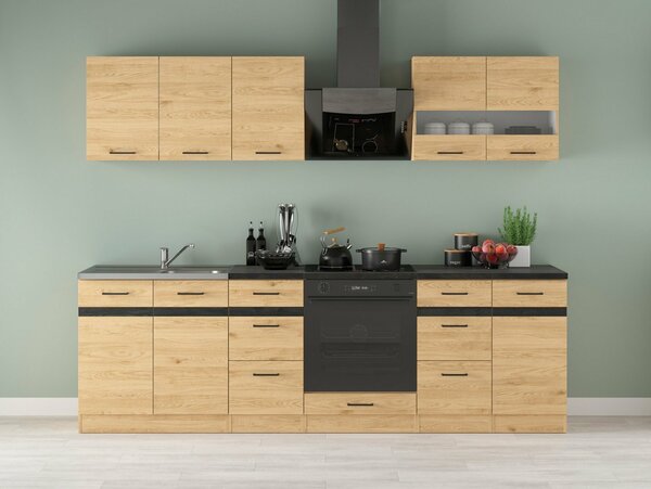 Set de bucătărie modular Berna 120, 260x47cm