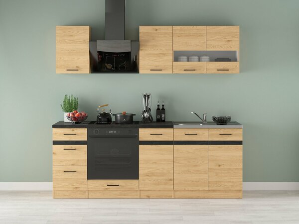 Set de bucătărie modular Berna 121, 220x47cm