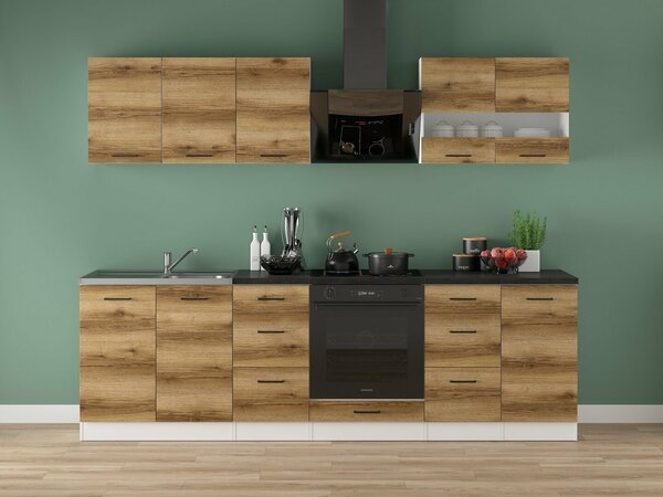 Set de bucătărie modular Dela 117, 260x47cm