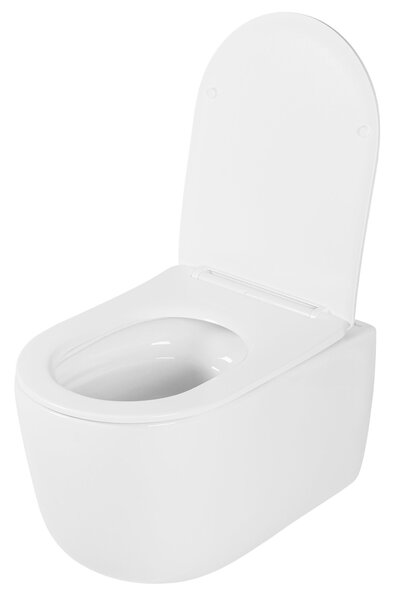 Rea Eddy, vas de toaletă suspendat Tornado Rimless 525x360x360 mm cu scaun, REA-C6560