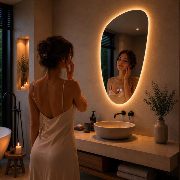 Oglinda LED Asimetrica v4 - Gama Reyze Ambient