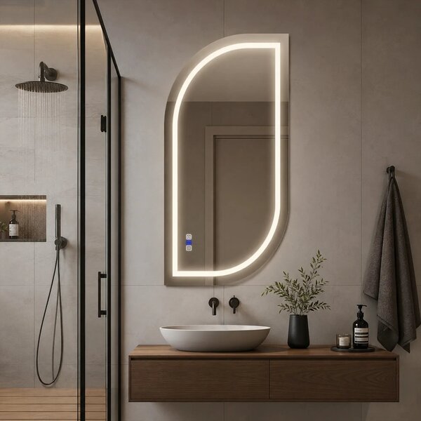 Oglinda LED Semiovala v1 - Gama Reyze Salono