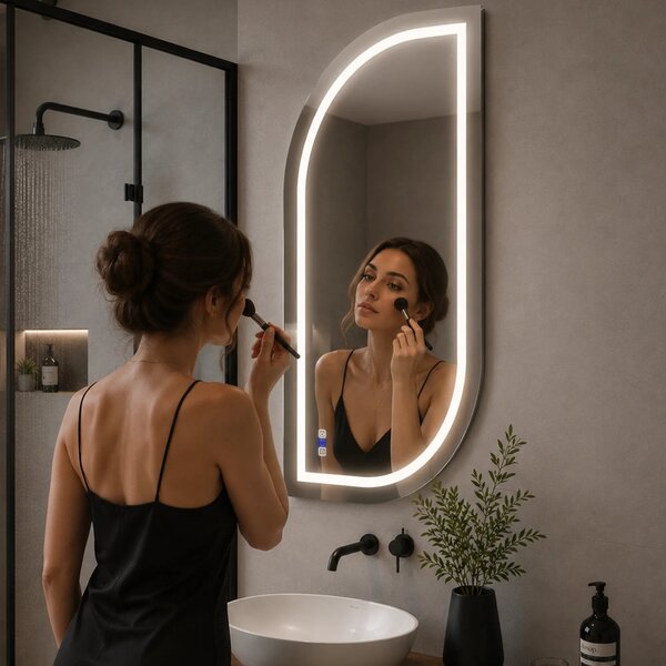 Oglinda LED Semiovala v1 - Gama Reyze Salono
