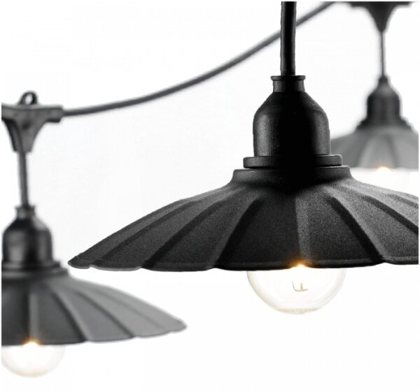 Ghirlandă decorativă pentru exterior CRETE, 10 x E27, 230 V, 15 m, IP44