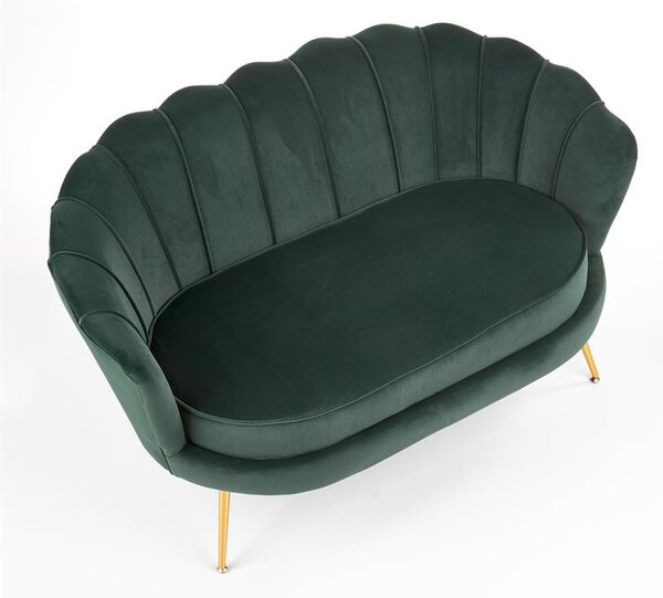Canapea Altha XL (verde + Auriu). 1039467