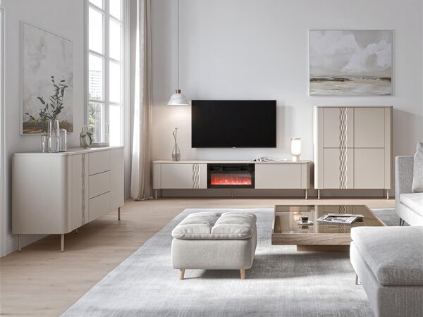 Set de living Tortesi 105, Cașmir, PAL laminat, MDF