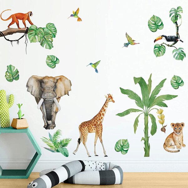 Sticker Decalmile, vinil, model animale exotice