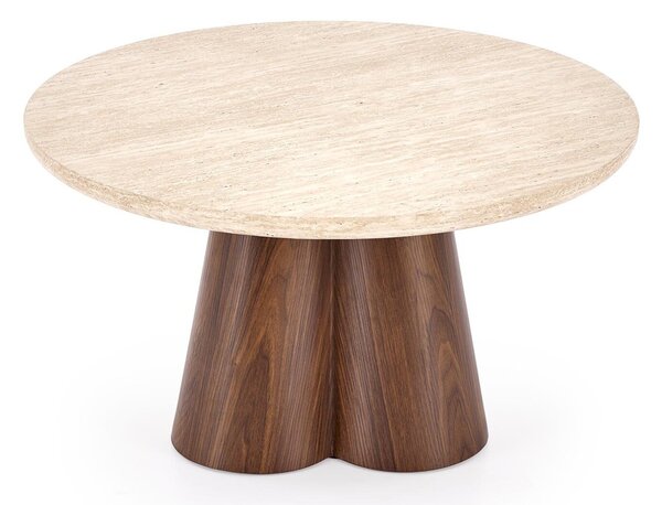 Măsuță de cafea Houston 2200, Deschis Travertine, Nuc, MDF, 46cm, 16 kg