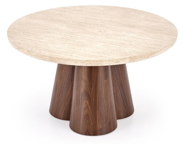 Măsuță de cafea Houston 2200, Deschis Travertine, Nuc, MDF, 46cm, 16 kg
