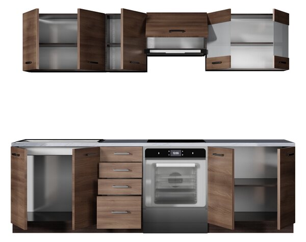 Set de bucătărie Houston 1138, 260x60cm, 140 kg